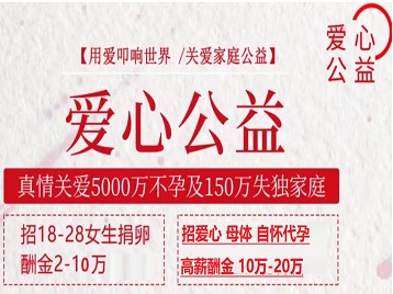 河北捐卵助孕生子 爱心志愿者招募